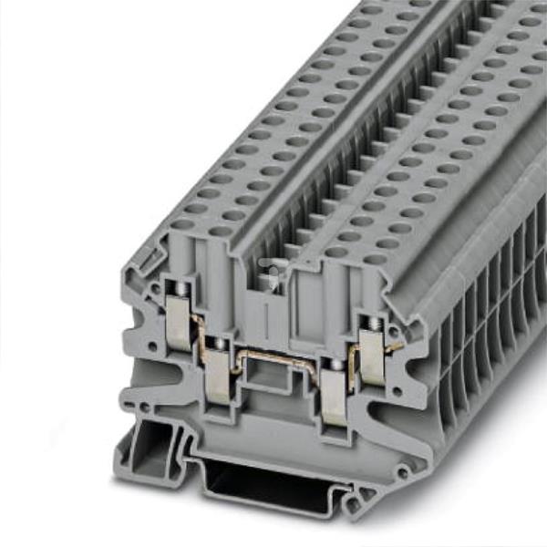 Złączka szynowa 4-przewodowa 4mm2 szara Ex UT 4-QUATTRO HV 3048823