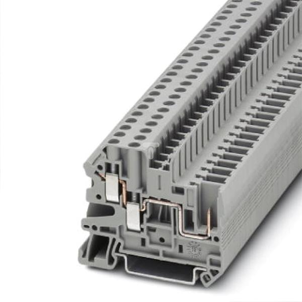 Złączka szynowa 3-przewodowa 4mm2 szara UT 4-TWIN/ 1P 3060267