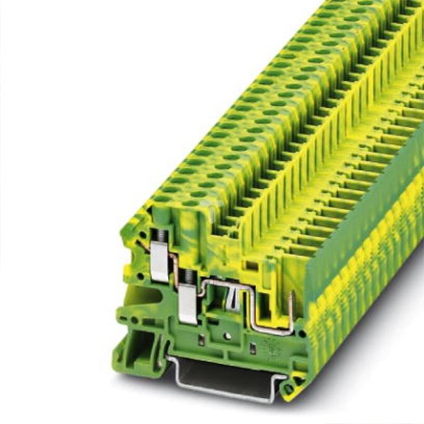 Złączka szynowa ochronna 4mm2 śrubowa/wtykowa zielono-żółta UT 4-TWIN/ 1P-PE 3060283