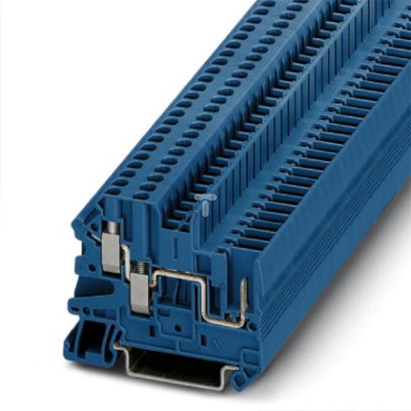 Złączka szynowa 3-przewodowa 2,5mm2 śrubowa/wtykowa niebieska UT 2,5-TWIN/1P B 3060500