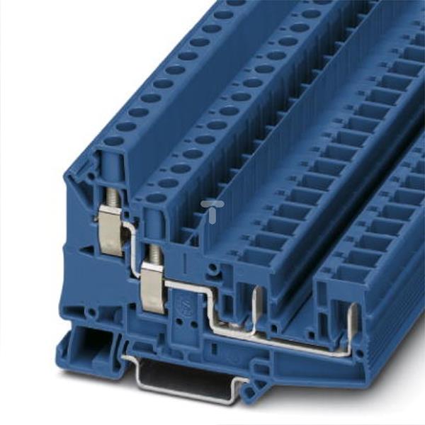 Złączka szynowa 4-przewodowa 6mm2 niebieska UT 6-QUATTRO/2P 3060571