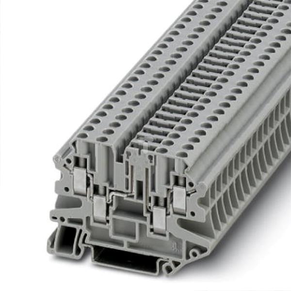 Złączka szynowa rozłączalna 4-przewodowa 4mm2 szara UT 4-QUATTRO-TG 3064030