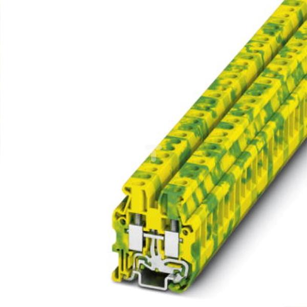 Złączka szynowa ochronna 2-przewodowa 4mm2 zielono-żółta Ex MUT 4-PE 3248037