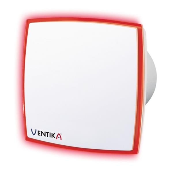 Wentylator osiowy fi 100mm standard z podświetleniem led (czerwonym) D100LDLRED