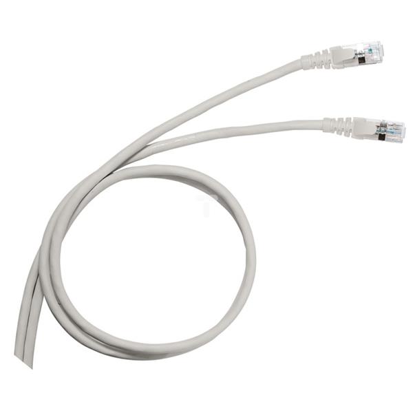 Kabel krosowy (Patch Cord) U/UTP kat.5e szary 1m 051636