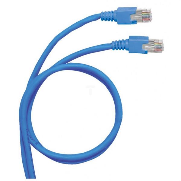 Kabel krosowy (Patch Cord) F/UTP kat.6 niebieski 2m 051763