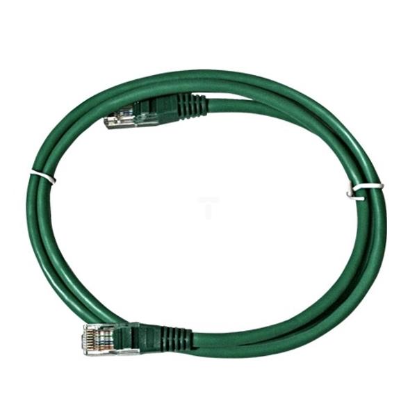 Kabel krosowy (Patch Cord) F/UTP kat.6 zielony 3m LSOH 051852