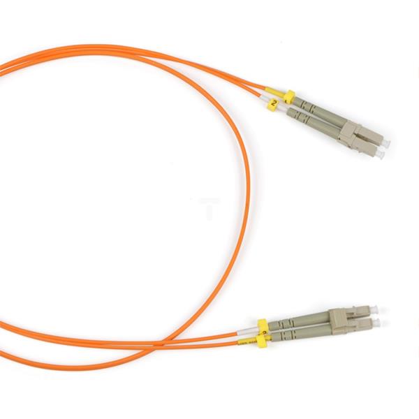 Patch cord światłowodowy LC/LC duplex MM 50/125 OM2 LSOH 2m 033061