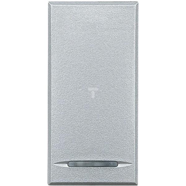 AXOLUTE Przycisk pojedynczy /zaciski śrubowe/ 1M aluminium HC4055