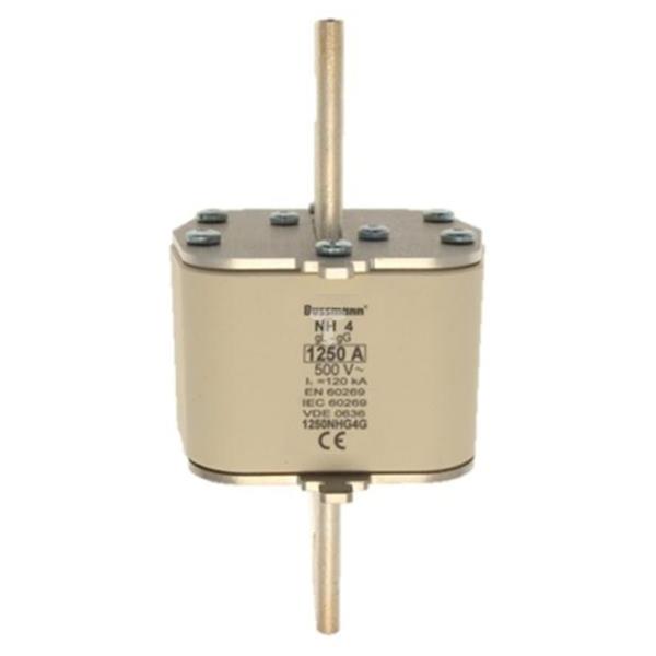 Wkładka NH4 1250A 500V gL/gG podwójny wskaźnik 1250NHG4G