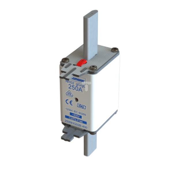 Wkładka NH02 250A 400V gL/gG podwójny wskaźnik 250NHG02B-400