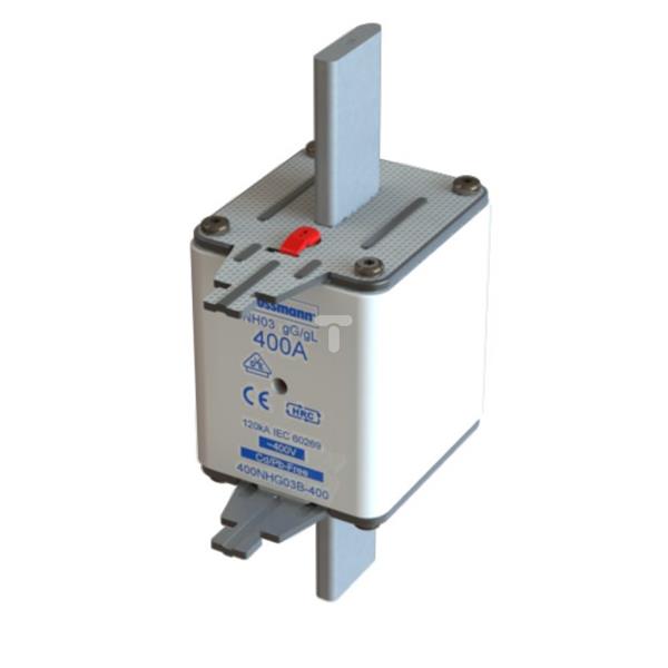 Wkładka NH03 400A 400V gL/gG podwójny wskaźnik 400NHG03B-400