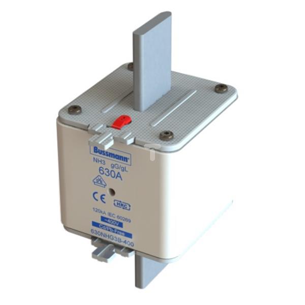 Wkładka NH3 630A 400V gL/gG podwójny wskaźnik 630NHG3B-400