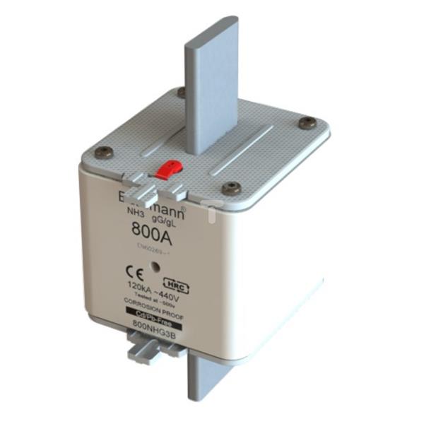 Wkładka NH3 800A 500V gL/gG podwójny wskaźnik 800NHG3B