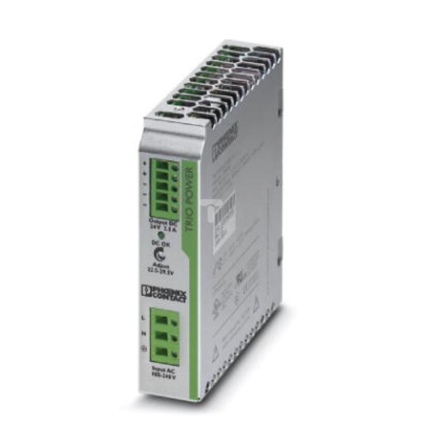 Zasilacz impulsowy 100-240V AC/24V DC 60W 2,5A (modułowy) TRIO-PS/1AC/24DC/2,5 2866268