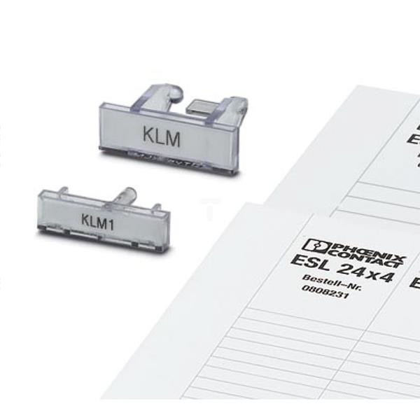 Oznacznik do złączek biały 44x7mm do druku ES/KLM 2-GB 0800954