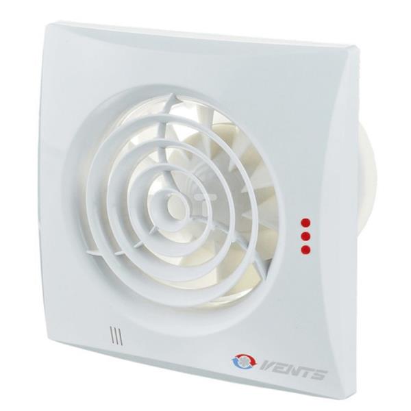 Wentylator osiowy fi 125 230V 17W 185m3/h 32dB z higrostatem 125QUIETTH 