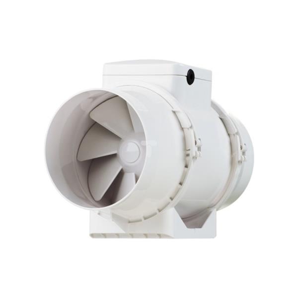Wentylator kanałowy fi 100 230V 33W 187m3/h 36dB o przepływie mieszanym TT100T