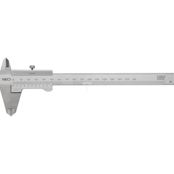 Suwmiarka z certyfikatem DIN 150 mm stal nierdzewna 75-001