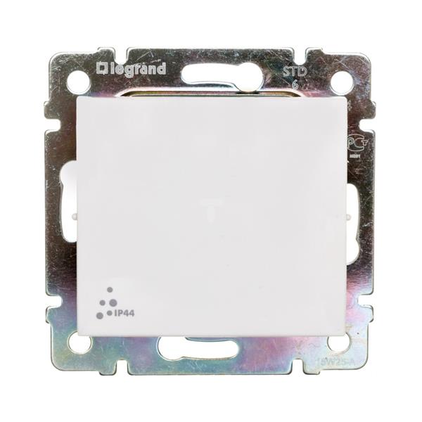 VALENA Łącznik schodowy IP44 biały 774206