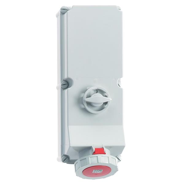 Gniazdo stałe z wyłącznikiem 125A 5p 400V 6h IP67 1670