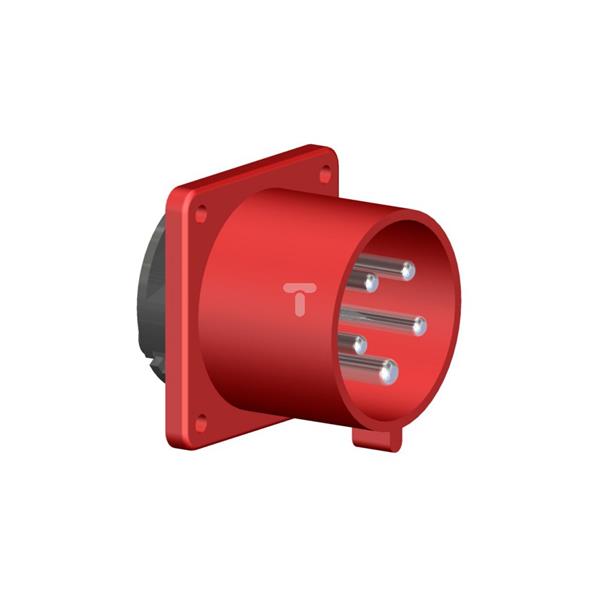 Wtyczka odbiornikowa tablicowa TE proste 32A 5p 400V 6h IP44 2815