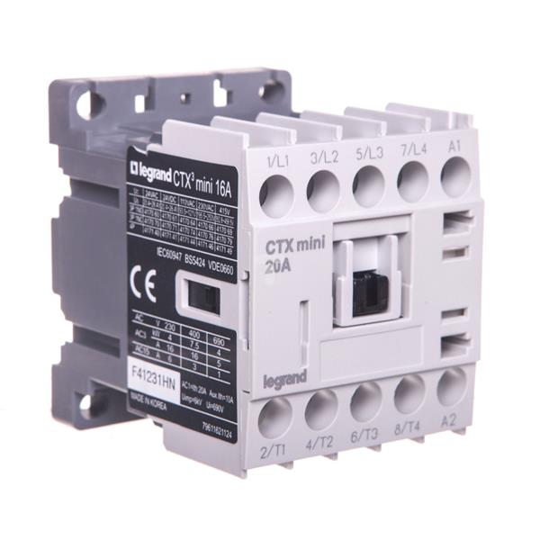 Stycznik mocy 16A 4P 230V AC 0Z 0R CTX3 MINI 417146