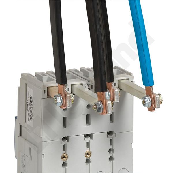 Przyłącze tylne płaskie DPX3 160 4P 421037