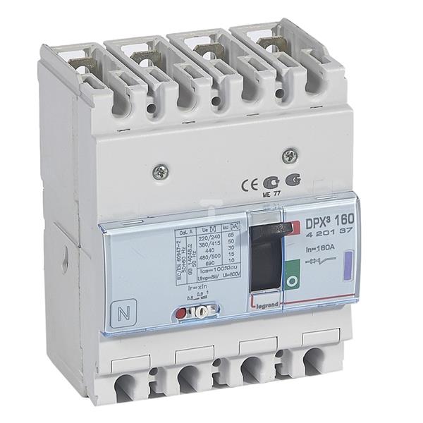 Wyłącznik mocy 160A 4P 50kA DPX3 160 420137