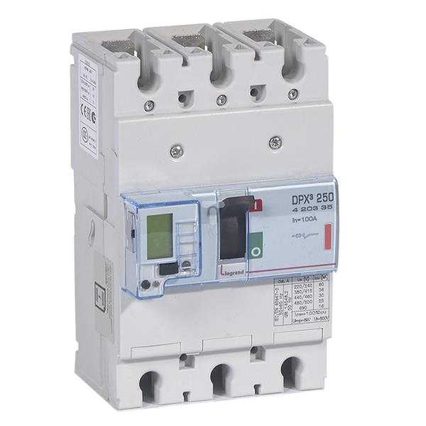 Wyłącznik mocy 100A 3P 36kA DPX3 250 EL 420335