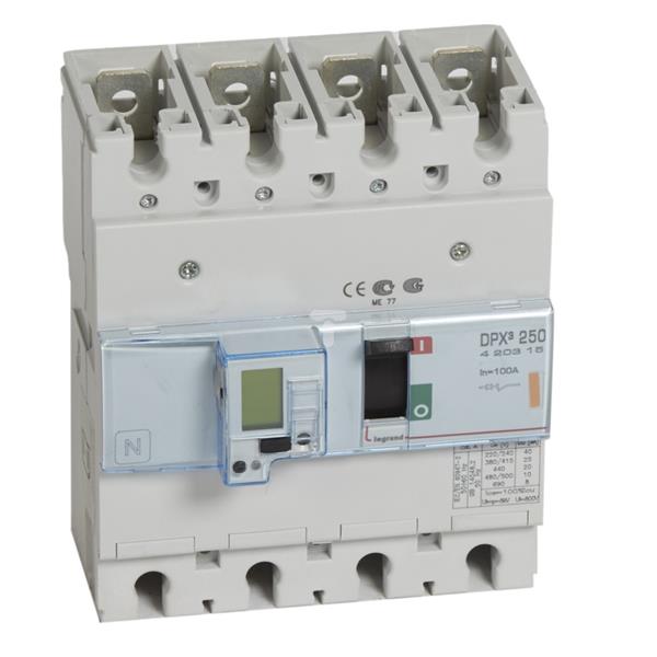 Wyłącznik mocy 100A 4P 25kA DPX3 250 EL 420315