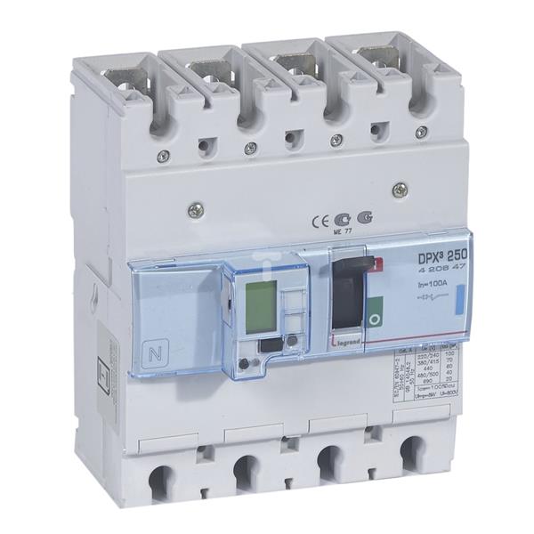 Wyłącznik mocy 100A 4P 70kA DPX3 250 EL 420647