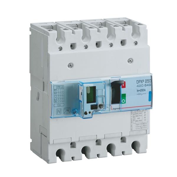 Wyłącznik mocy 250A 4P 70kA DPX3 250 EL 420649