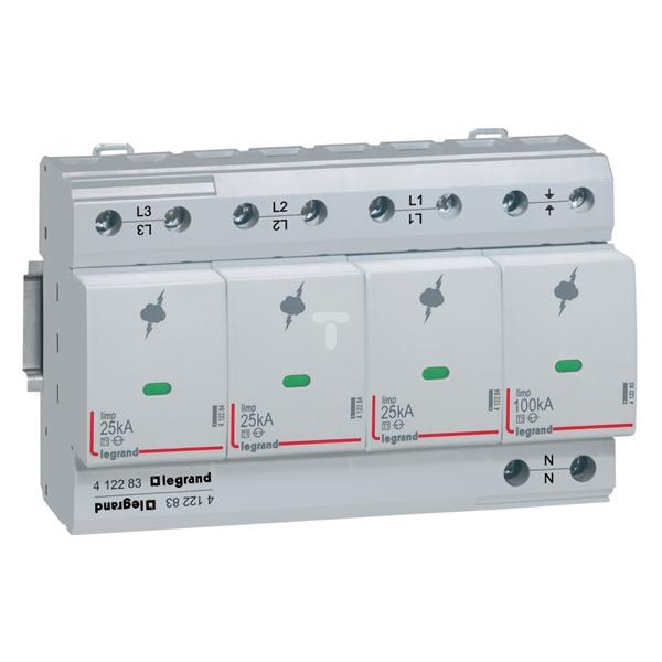 Ogranicznik przepięć B 4P 25kA 350V AC 1,5kV 412283