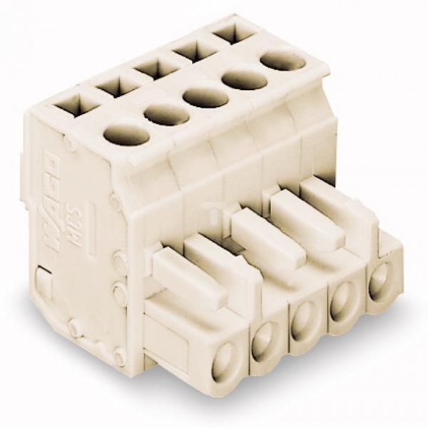Gniazdo MCS-MIDI Classic kątowe 10-biegunowe jasnoszare raster 5mm 722-210/026-000