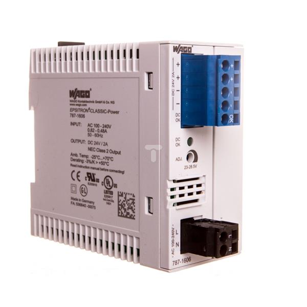 Zasilacz CLASSIC Power 100-240V AC / 24V DC-2A 787-1606 EPSITRON