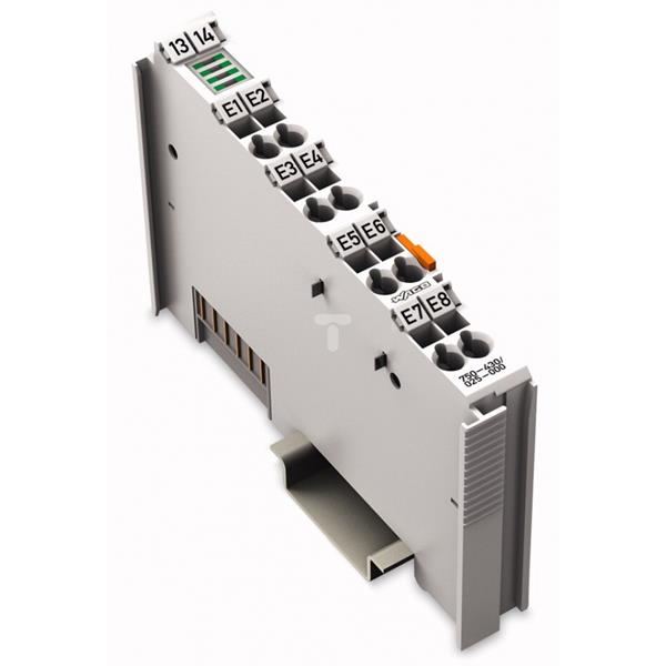 Moduł wejść dwustanowych 8-kanałowy 24V DC EX/T 3,0 ms sterowanie plusem podłączenie 1-przewodowe 750-430/025-000