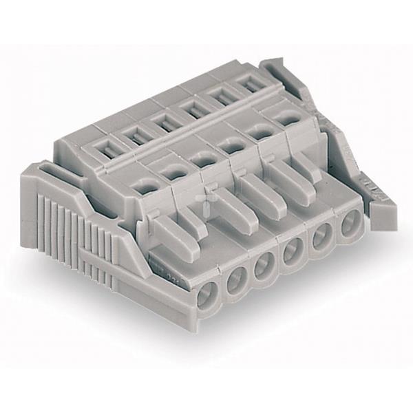 Gniazdo MCS-MIDI Classic 4-biegunowe szare raster 5mm 231-104/037-000 