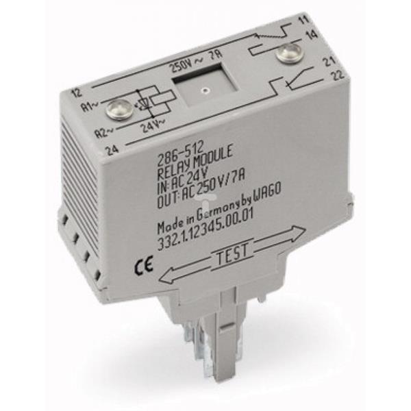 Moduł przekaźnikowy 20mm 220V DC 2p 286-316