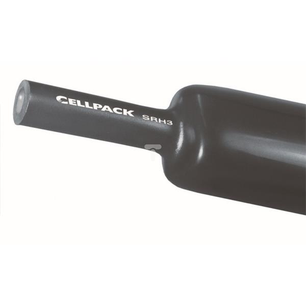 Rura termokurczliwa grubościenna bez kleju czarna 1000mm SR3 33-8 144613
