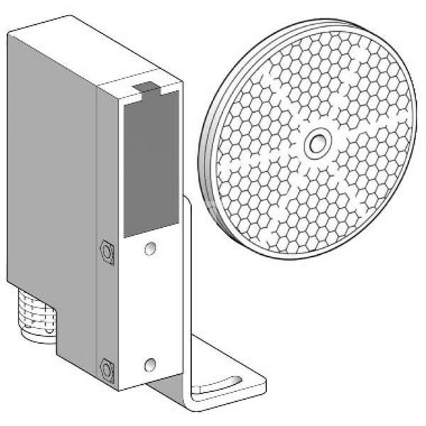 Czujnik fotoelektryczny , XUL, refleks., Sn 6m, 24..240VAC/DC, 1/2cala XULA06011K