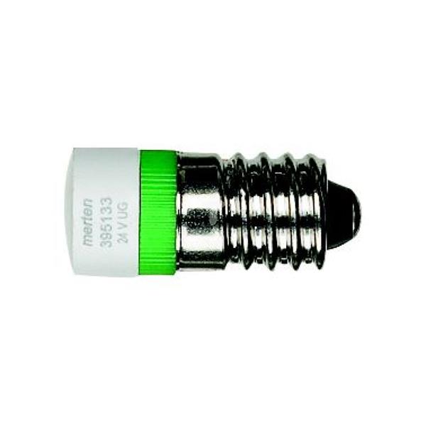 Żarówka LED, AC 24 V, zielona MTN395133