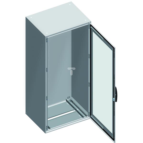 Spacial SM compact obudowa z przeszklonymi drzwiami, 1600x800x300mm NSYSM16830T
