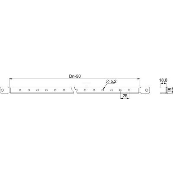 Spacial SF/SM lekkie wsporniki, 600 x600mm NSYSLCR60