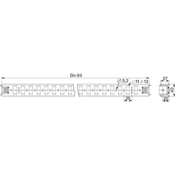 Spacial SF/SM wsporniki uniwersalne, 1200 x1200 x1200mm NSYSUCR40120