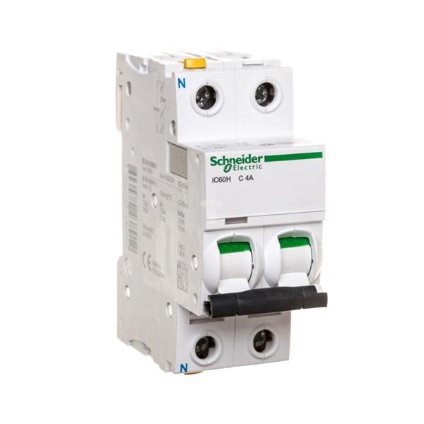 Wyłącznik nadprądowy 1P+N C 4A AC IC60H A9F07604