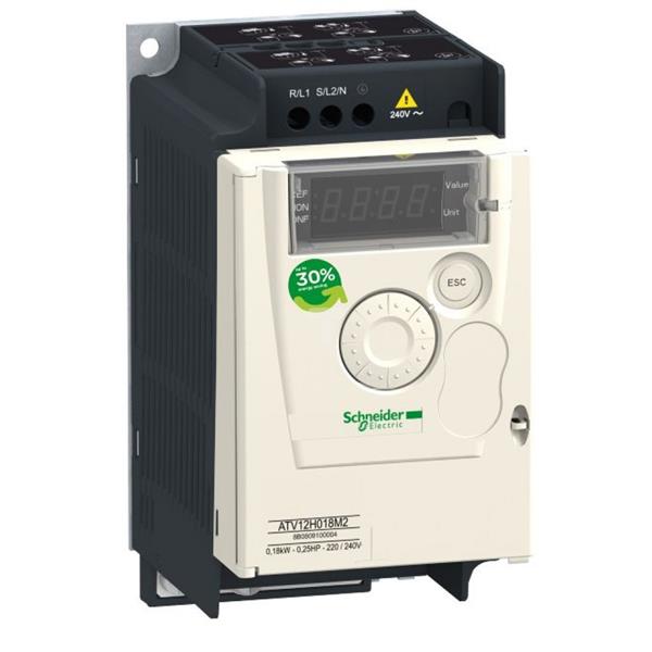 Przemiennik Altivar 12, 0,18kW 3~240VAC Modbus ATV12H018M3