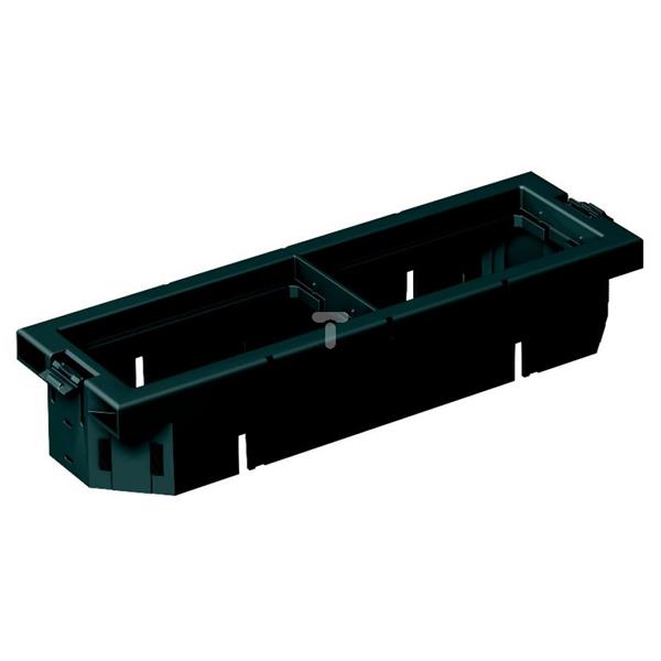 Optiline 45 Ruszt mocujący do czterech gniazd grafit ISM50810