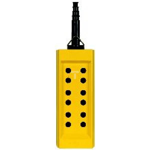 Kaseta sterownicza pusta wisząca, XAC-B, 12 otworów w 2 kolumnach XACB1215