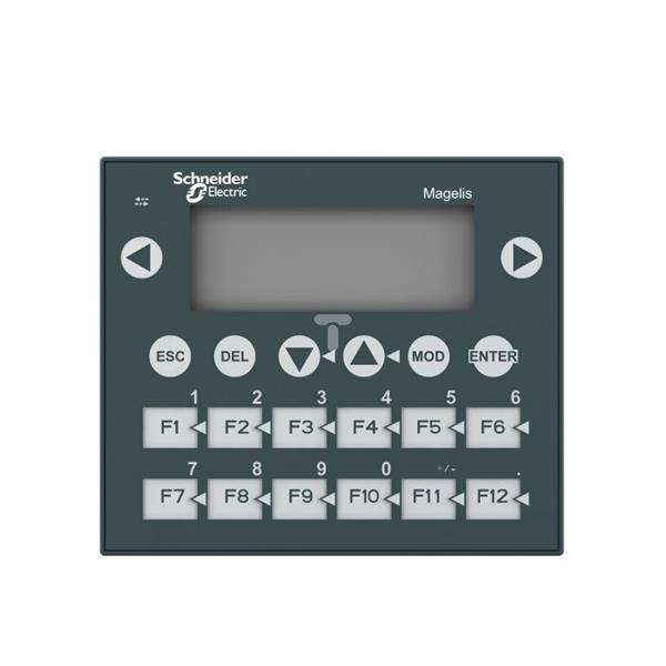 Mały panel z klawiaturą-macierzowy- zielony -122x32 pikseli-24 V DC, 20 kl. XBTR410